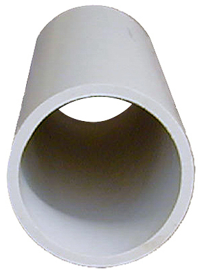 Charlotte Pipe PVC 04005 0600 1/2 in. x 10 ft. PVC Schedule 40 Plain End DWV Pipe White