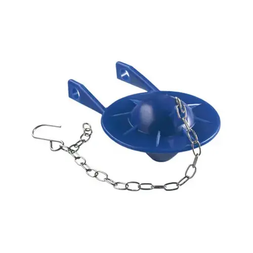 Toilet Flapper, Without Styrofoam Float, 2 In. Blue