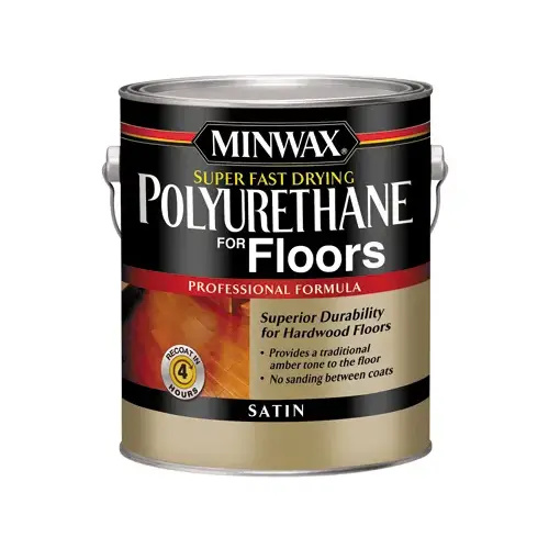 Clear Satin VOC Fast Drying Polyurethane For Floor, 1 Gal. Clear Satin VOC Fast Drying Polyurethane For Floor, 1 Gal.