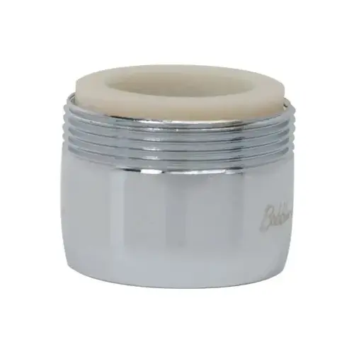 Faucet Aerator Dual Thread 15/16"- 27M x 55/64"-27F Chrome Chrome Faucet Aerator Dual Thread 15/16"- 27M x 55/64"-27F Chrome Chrome