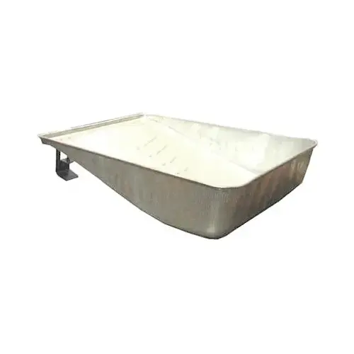 Deep Well Paint Tray Metal 11" W X 16.75" L 3 qt Silver