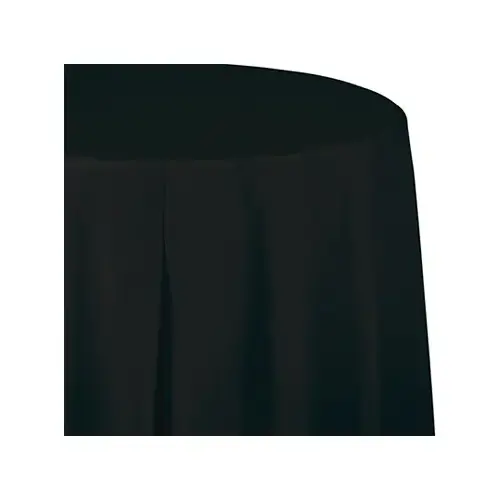 Paper/Poly Table Cover, Black, 54 x 108 In. Paper/Poly Table Cover, Black, 54 x 108 In.