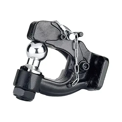 74117 Pintle Hook, 16,000 lb Working Load, Steel, Chrome Black