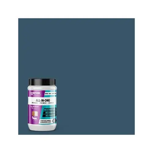 Paint Beyond Matte Deep Blue Water-Based Exterior & Interior 1 qt Deep Blue Paint Beyond Matte Deep Blue Water-Based Exterior & Interior 1 qt Deep Blue