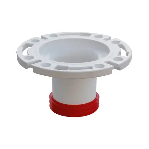 Sioux Chief Pushtite White 3" Gasket Closet Flange, Inside Fit, Swivel Ring Sioux Chief Pushtite White 3" Gasket Closet Flange, Inside Fit, Swivel Ring
