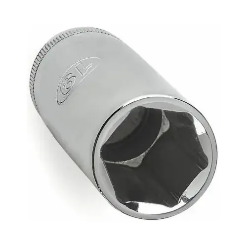 Metric Deep Socket, 6-Point, 1/2-In. Drive, 25mm Metric Deep Socket, 6-Point, 1/2-In. Drive, 25mm