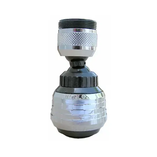 Siroflex Kitchen Swivel Spray Aerator, 360 Degree, Black & Chrome Siroflex Kitchen Swivel Spray Aerator, 360 Degree, Black & Chrome