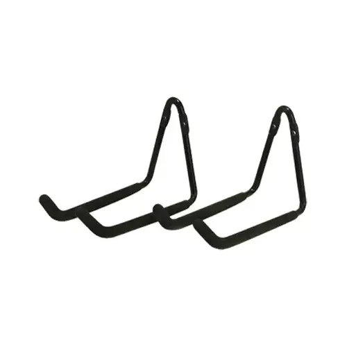 Utility Hook, 70 lb, Steel, Black, Zinc Pair