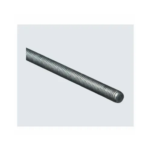4000BC 7/16"-14 x 72" Steel Threaded Rod - Coarse Thread Zinc Plated Finish 4000BC 7/16"-14 x 72" Steel Threaded Rod - Coarse Thread Zinc Plated Finish