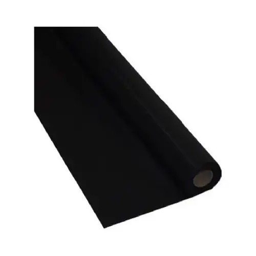 Plastic Table Cover Roll, Black, 40 In. x 100 Ft. Plastic Table Cover Roll, Black, 40 In. x 100 Ft.