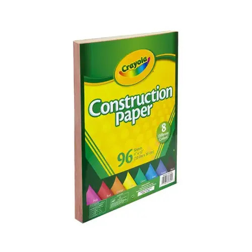 9 In. x 12 In. Construction Paper (96 Sheets)