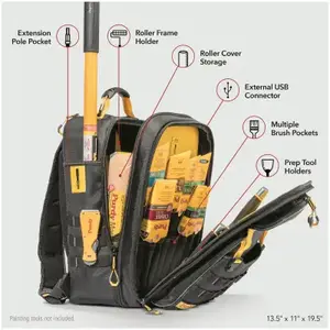 Purdy 14S250000 Painter's Backpack Black