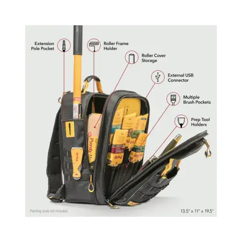 Painter's Backpack Black