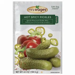 Mrs. Wages W655-J7425 Quick Process 6.5 Oz. Hot Spicy Pickling Mix