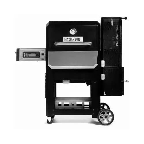 Masterbuilt Gravity Series 800 Series Griddle Grill and Smoker, Charcoal, 1-Burner, Steel, Black