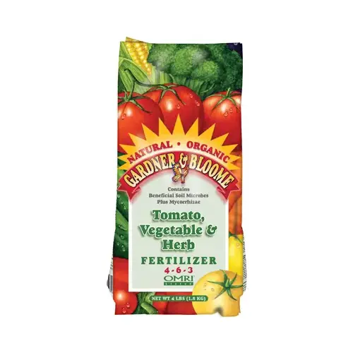 Tomato & Vegetable Fertilizer, 4-6-3 Formula, 4-Lbs. Tomato & Vegetable Fertilizer, 4-6-3 Formula, 4-Lbs.
