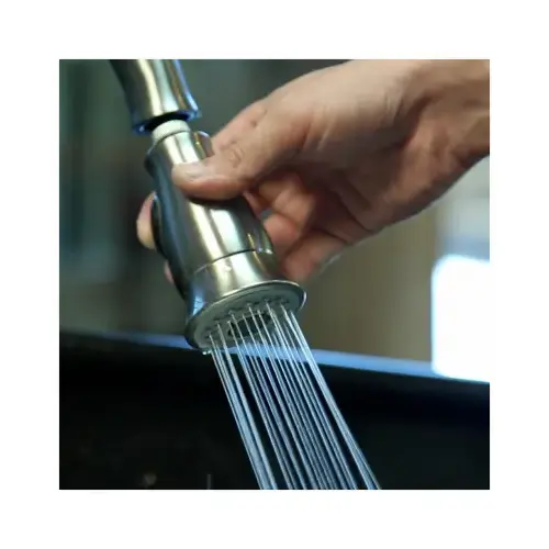 Smart Spray 1.5 GPM Stainless Steel Kitchen Faucet Replacement Pull Down Spray Head Smart Spray 1.5 GPM Stainless Steel Kitchen Faucet Replacement Pull Down Spray Head