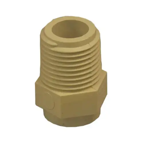 CPVC Male Pipe Thread Adapter, 0.5-In. CPVC Male Pipe Thread Adapter, 0.5-In.