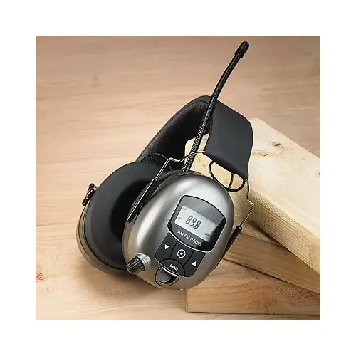 AM/FM/MP3 Digital Radio & Hearing Protector Safety Headphones AM/FM/MP3 Digital Radio & Hearing Protector Safety Headphones