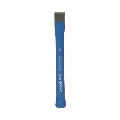 Cold Chisel, 1/2 in Tip, 6-3/8 in OAL, HCS Blade Cold Chisel, 1/2 in Tip, 6-3/8 in OAL, HCS Blade