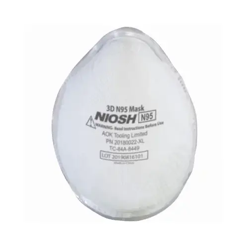 N95 Face Mask, Fog-Free Design, Non Medical, XL N95 Face Mask, Fog-Free Design, Non Medical, XL