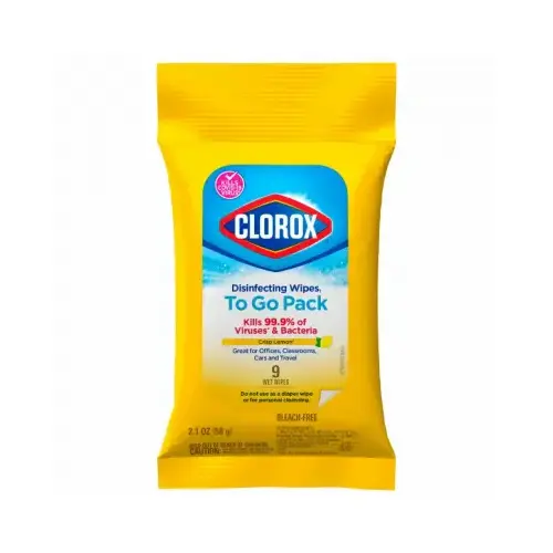 DISNFECT WIP 9CT TRAVEL CITRUS White