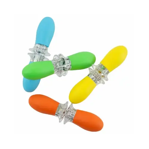 Mr. BAR-B-Q Corn Holder Set, Blue/Green/Orange/Yellow, Stainless Steel - pack of 8