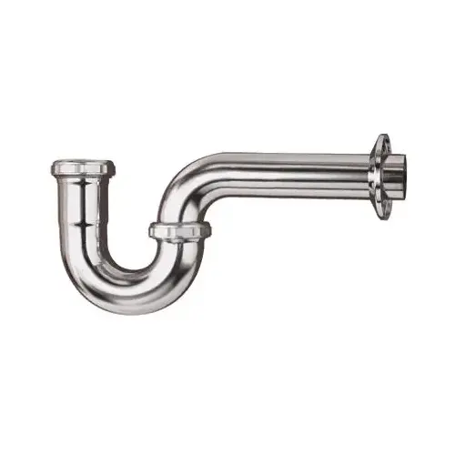 P-Trap Drain Pipe, Chrome Plated, 17-Ga., 1-1/2 x 1-1/2-In. P-Trap Drain Pipe, Chrome Plated, 17-Ga., 1-1/2 x 1-1/2-In.