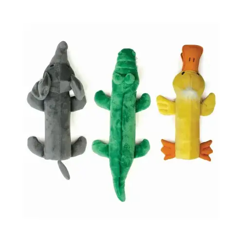 Soft Plush Squeaky Dog Toy, Bottle Inside Assorted Characters Soft Plush Squeaky Dog Toy, Bottle Inside Assorted Characters
