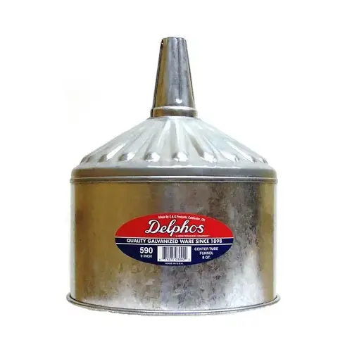 Funnel, 8-Qt. Silver Metallic
