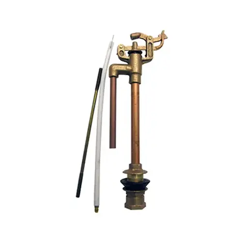 Toilet Ballcock, Brass, 9-In.