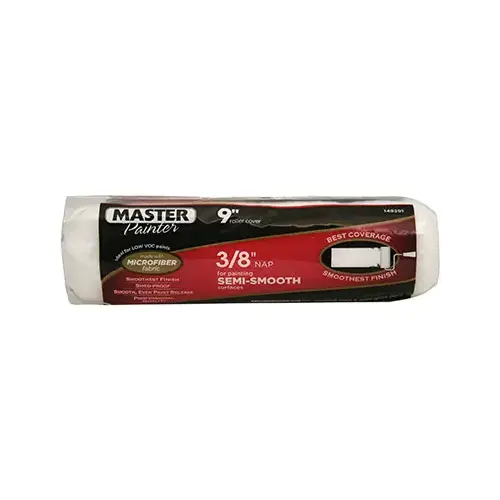 Paint Roller Cover, Microfiber, 3/8-In. Nap, 9-In. Paint Roller Cover, Microfiber, 3/8-In. Nap, 9-In.