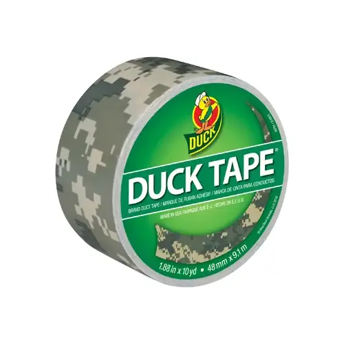 Duct Tape, Digital Camo Print, 1.88-Inch x 10 Yds. Duct Tape, Digital Camo Print, 1.88-Inch x 10 Yds.