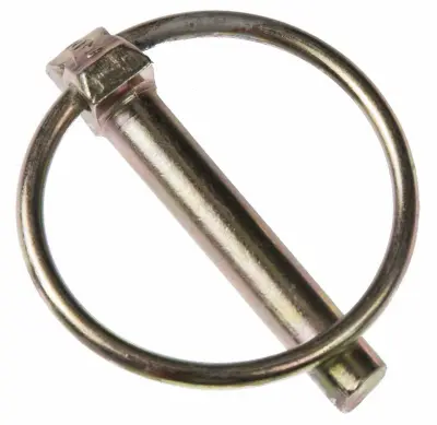 DOUBLE HH MFG Lynch Pin Category 0 Yellow Zinc-Plated 3/16 x 1-1/8-In Pair 41910 DOUBLE HH MFG Lynch Pin Category 0 Yellow Zinc-Plated 3/16 x 1-1/8-In Pair 41910