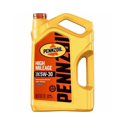 Motor Oil, 5W-30, 5 qt Bottle Amber