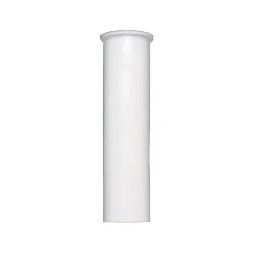 1-1/2 In. x 6 In. White Plastic Flanged Sink Tailpiece 1-1/2 In. x 6 In. White Plastic Flanged Sink Tailpiece