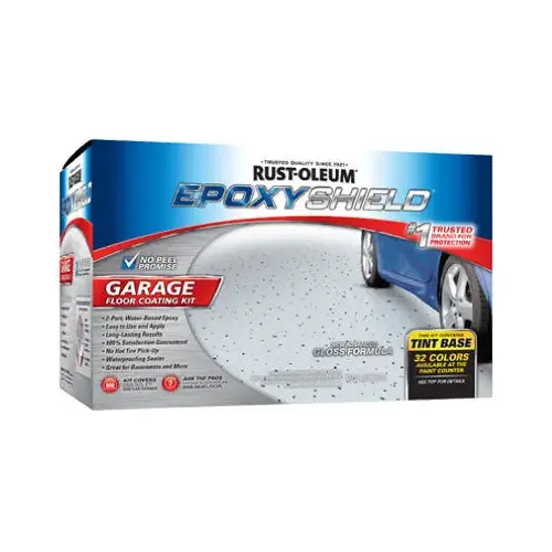 EPOXYSHIELD Gloss Garage Floor Coating Kit, Tint Base, 120 Oz.