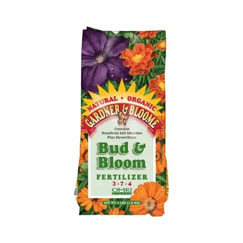 Bud & Bloom Organic Fertilizer, 3-7-4 Formula, 4-Lbs. Bud & Bloom Organic Fertilizer, 3-7-4 Formula, 4-Lbs.
