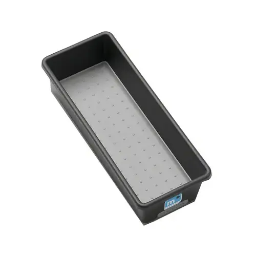 Kitchen Storage Bin, Granite, 10 x 4 x 2-In.