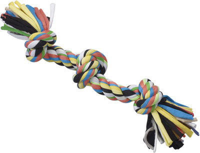 Ethical 5088 3-Knot Rope Dog Toy, 15-In.