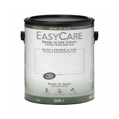 Ready To Use Colors Paint & Primer, Interior Semi-Gloss Acyrlic, White, Gallon Ready To Use Colors Paint & Primer, Interior Semi-Gloss Acyrlic, White, Gallon