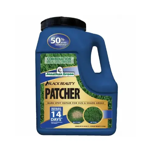 Black Beauty Patcher 3 Lb. 130 Sq. Ft. Combination Mulch, Seed, & Fertilizer Black Beauty Patcher 3 Lb. 130 Sq. Ft. Combination Mulch, Seed, & Fertilizer