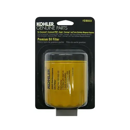 Kohler Large-Capacity Spin On Replacement Oil Filter