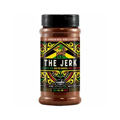 Plowboys Barbeque Rub Seasoning, Granular, The Jerk, 13.7 oz Bottle Plowboys Barbeque Rub Seasoning, Granular, The Jerk, 13.7 oz Bottle
