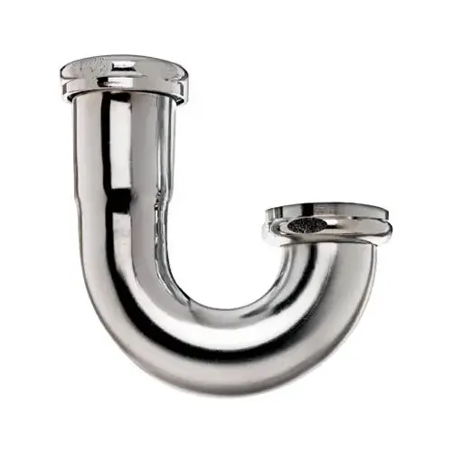 Sink Trap J-Bend Drain Pipe, Chrome Plated, 22-Ga., 1-1/2 x 1-1/2-In. Sink Trap J-Bend Drain Pipe, Chrome Plated, 22-Ga., 1-1/2 x 1-1/2-In.