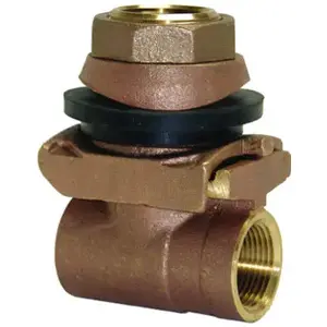 Water Source PA125NL Pitless Adapter, Brass, 1-1/4-In.