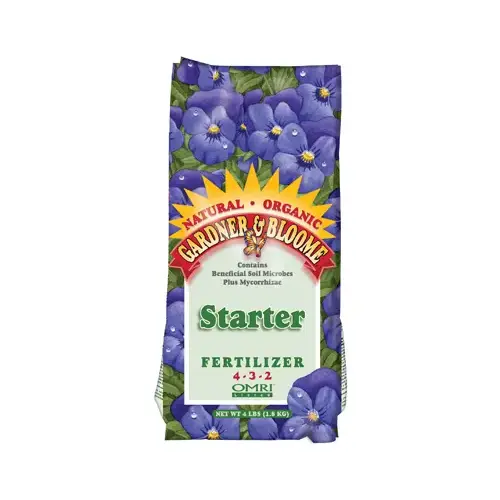 Plant Starter Organic Fertilizer, 4-3-2 Formula, 4-Lbs. Plant Starter Organic Fertilizer, 4-3-2 Formula, 4-Lbs.