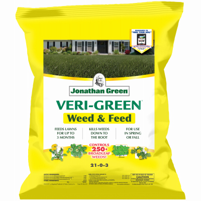 JONATHAN GREEN TURF 16003 Green-Up Weed & Feed Lawn Fertilizer 15m