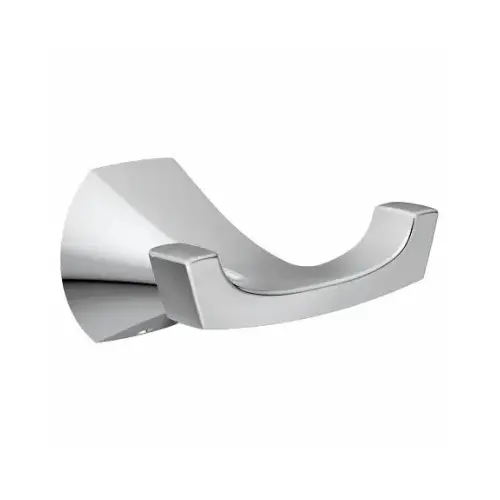 Lindor Double Robe Hook Bright ChromeFinish