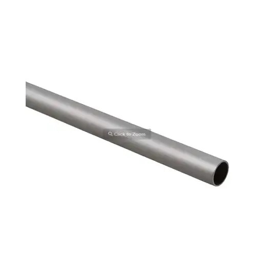 Steel Closet Rod, Satin Nickel, 6 Ft. Steel Closet Rod, Satin Nickel, 6 Ft.